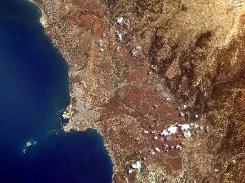Tripoli as seen from the International Space Station (April 20, 2014). Photo Credit: NASA/Astronaut Koichi Wakata.