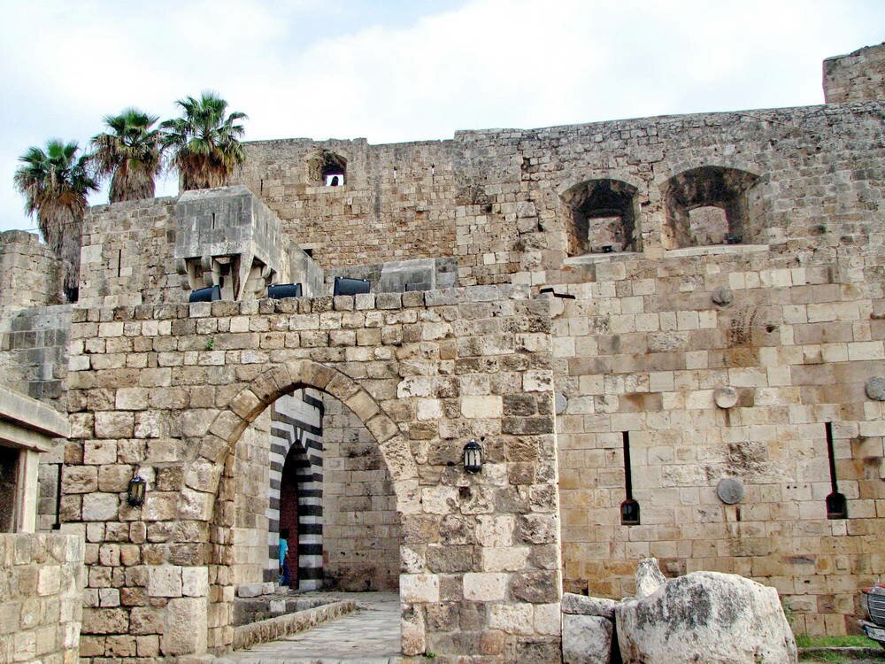 The main portal of the Tripoli Citadel.