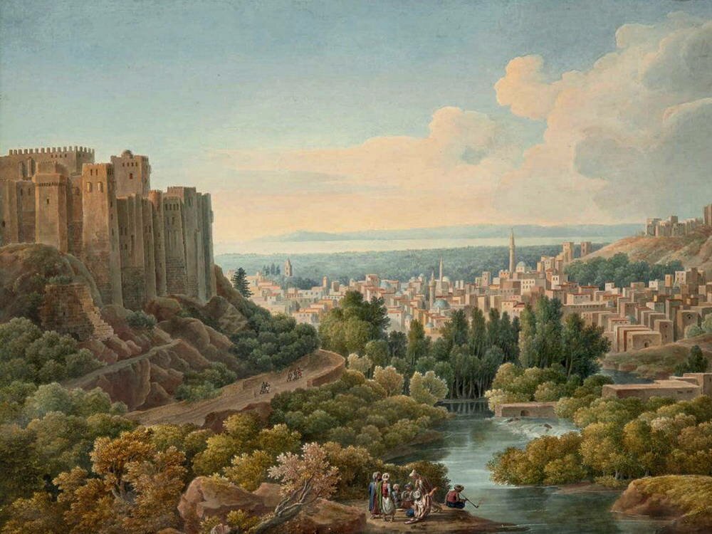 The Citadel overlooking Ottoman Tripoli (1800s CE).