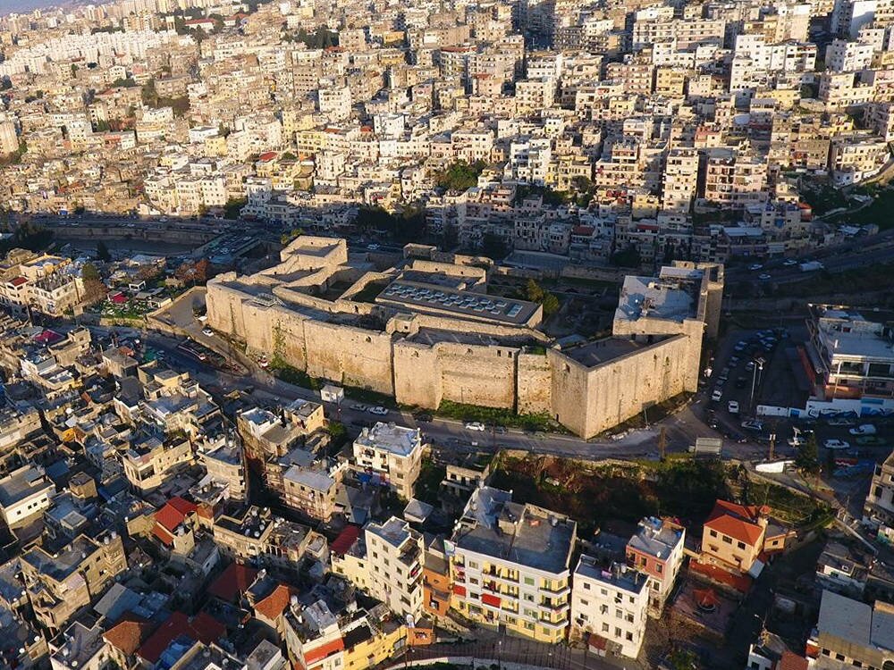 Aerial view of the Tripoli Citadel.