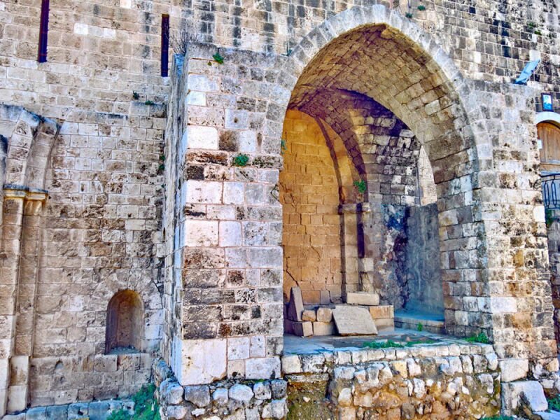 A Crusade church inside the Tripoli Citadel.