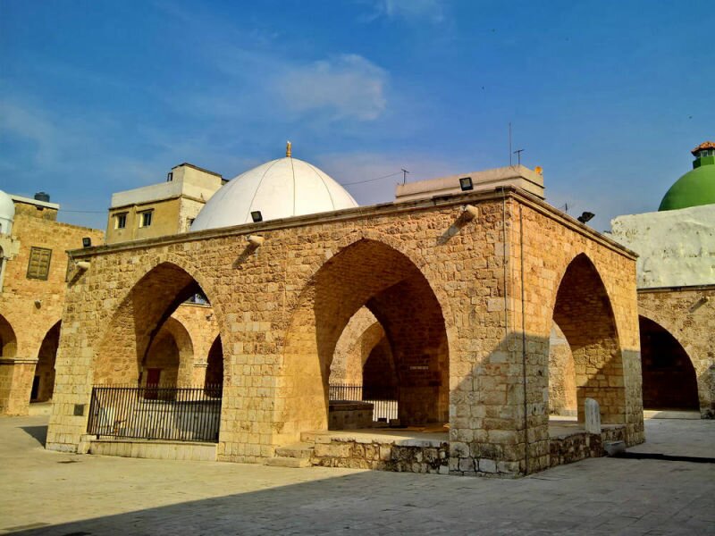 The ablution area of the Mansouri Great Mosque.