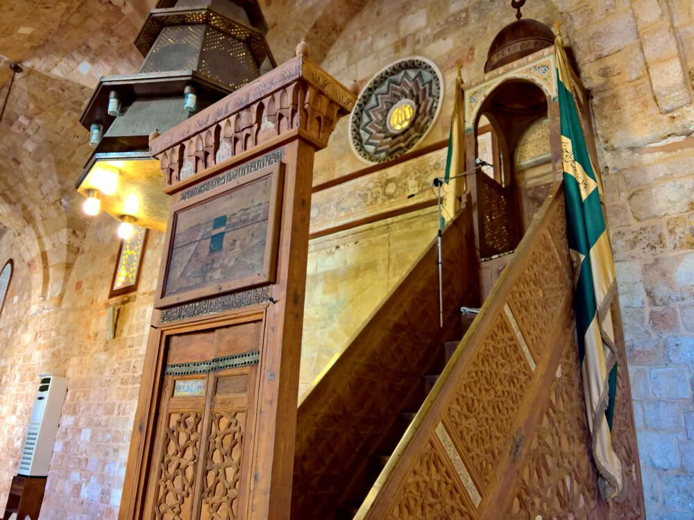 The minbar of the Mansouri Great Mosque.